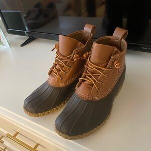 L.L. Bean Brown and Black Winter Boots